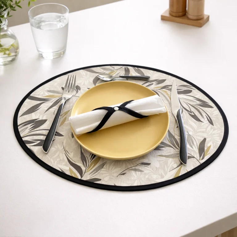 Feuille Verte Set De Table Cover