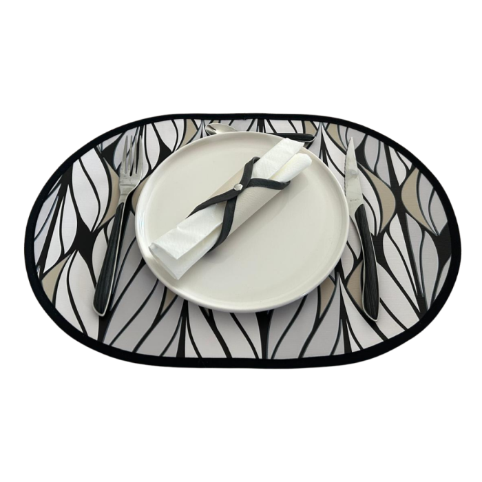 Set de table Fleur Obscura en situation sur table dressée