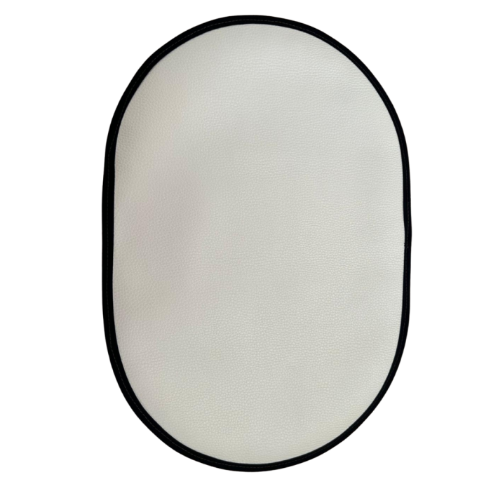 Set de table Fleur Obscura – dos simili cuir crème