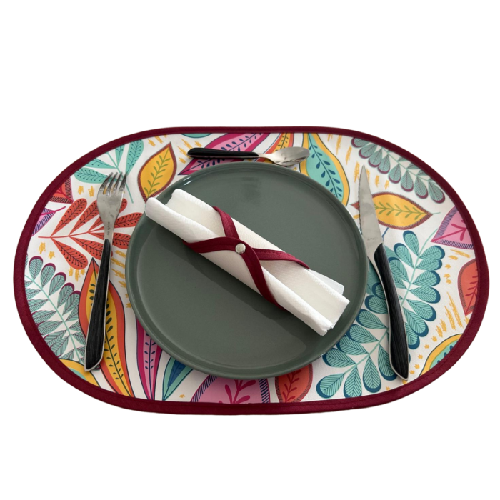 Set de table Floral Fusion en situation sur table dressée