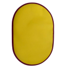 Set de table Floral Fusion – dos simili cuir moutarde