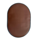 Set de table Noir Absolu – dos simili cuir marron