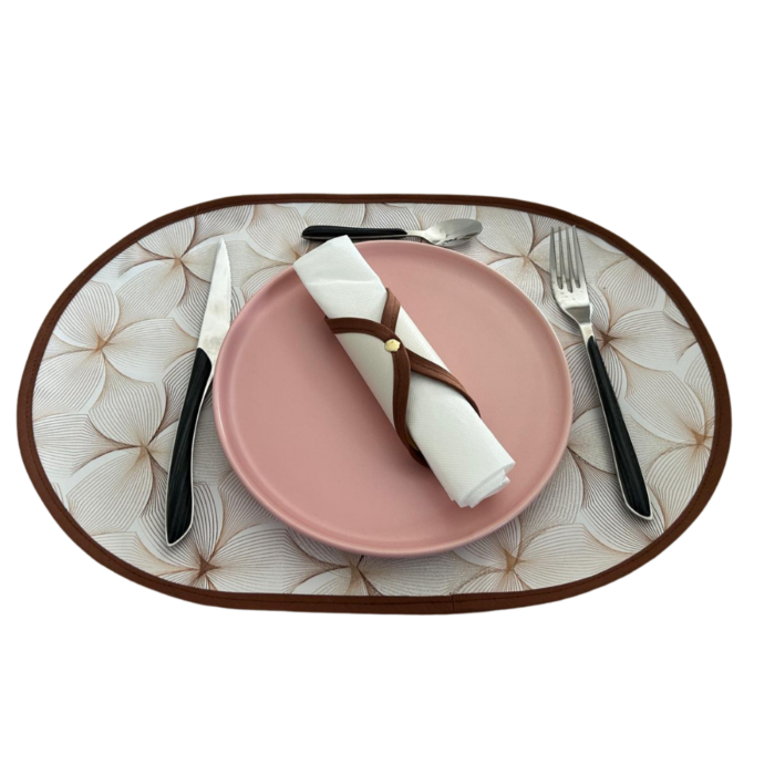 Set de table Pure Blossom en situation sur table dressée