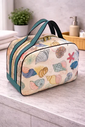 Vanity Coquillages Bleu Turquoise