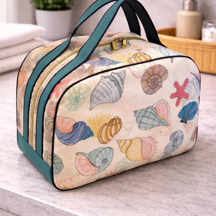 Vanity Coquillages Bleu Turquoise